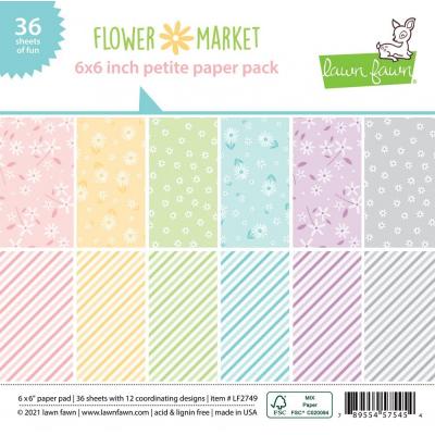 Lawn Fawn Flower Market Designpapier - Petite Paper Pack